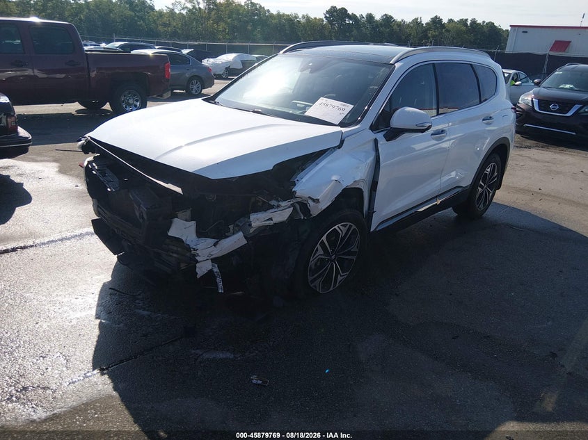 Vin: 5nms53aaxlh153296, lot: 46378765, hyundai santa fe limited 2.0t 20202