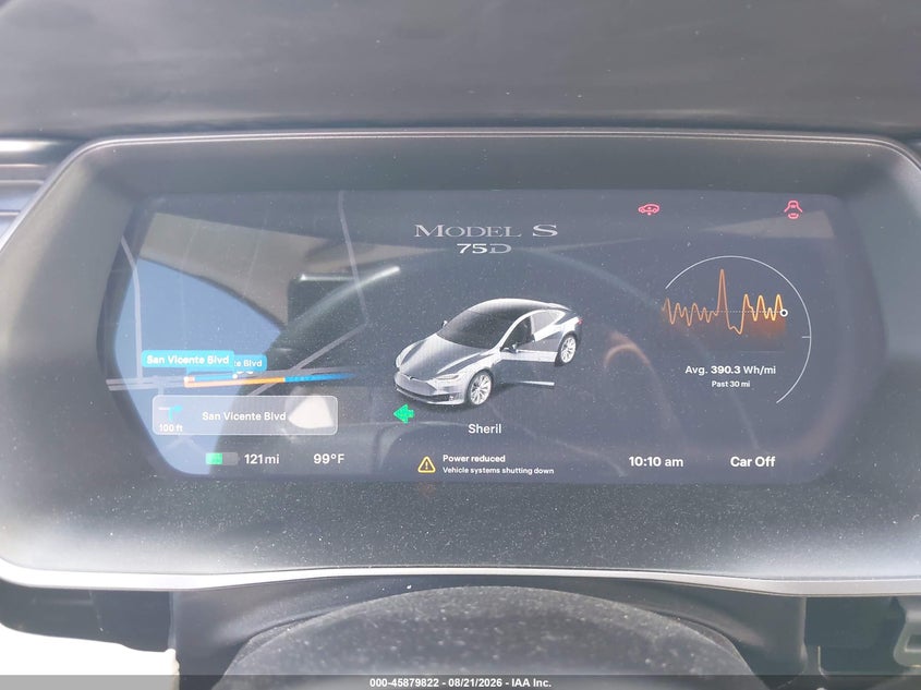 TESLA MODEL S 2018 VIN 5YJSA1E26JF298031