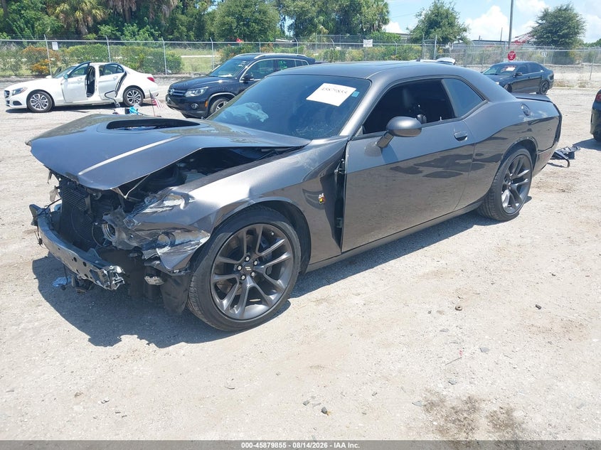 Vin: 2c3cdzfj4ph512490, lot: 46378851, dodge challenger r/t scat pack 20232