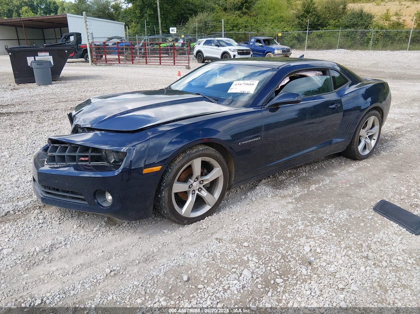 2012 Chevrolet Camaro, Front End, IAAI, VIN 2G1FC1E34C9152652 — photo 2