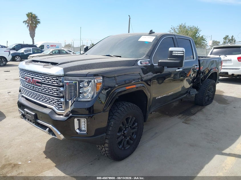 2021 GMC Sierra 2500Hd 4Wd Standard Bed Denali, Левый бок, IAAI, VIN 1GT49REY9MF174453 — фото 2