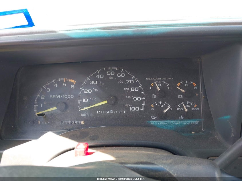 CHEVROLET GMT-400 1996 VIN 1GCEC14W1TZ132380