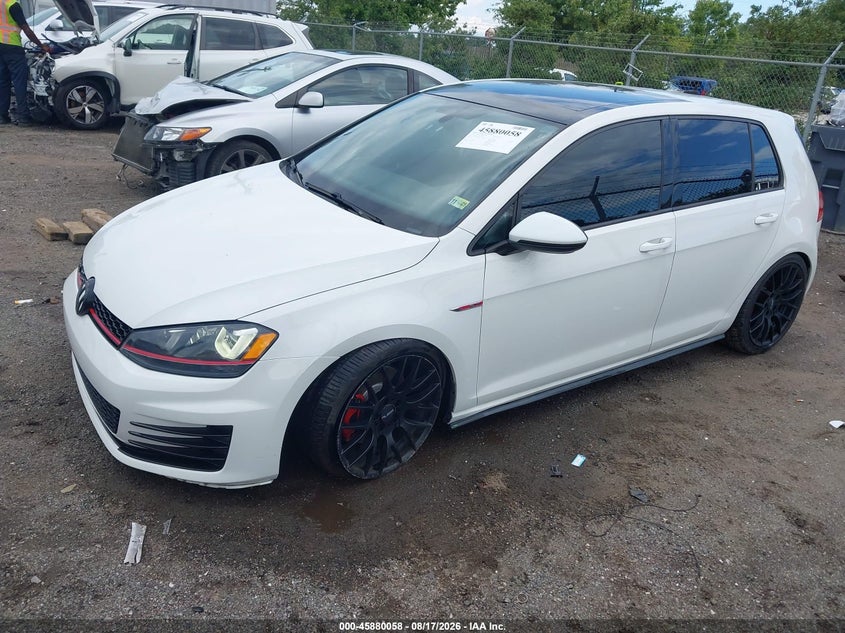 2016 VOLKSWAGEN GOLF GTI auction photo 2