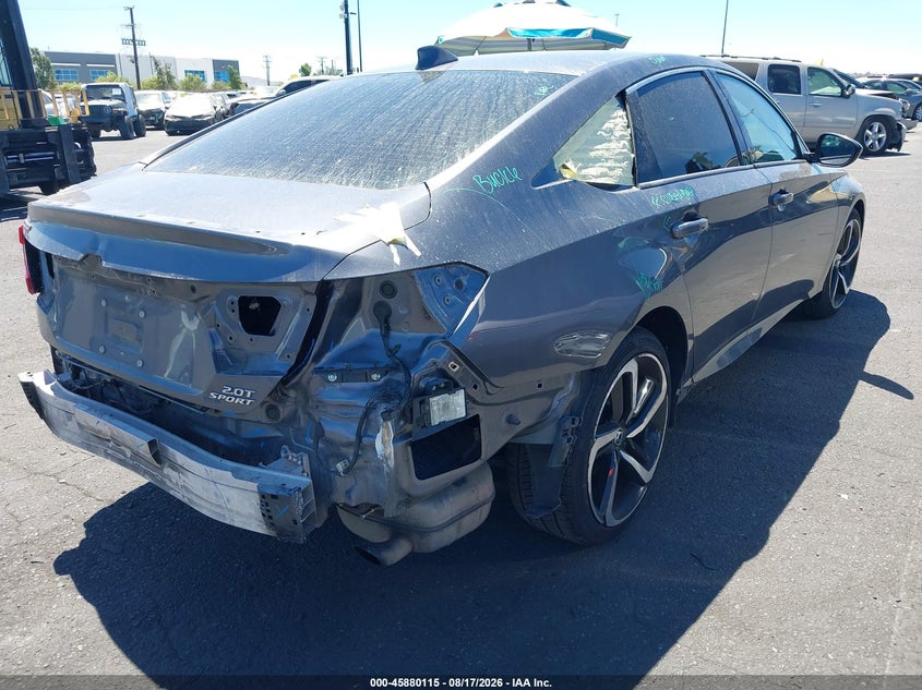 Vin: 1hgcv2f34la000207, lot: 46379111, honda accord sport 2.0t 20204