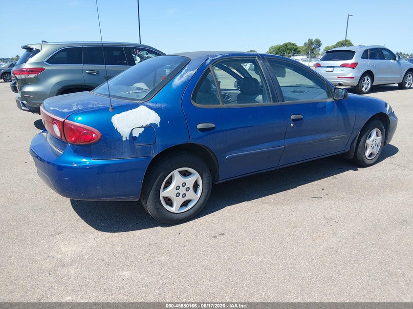 2004 CHEVROLET CAVALIER SEDAN 2.2L I-4 DOHC, 140HP