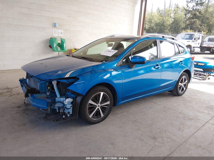Vin: 4s3gtav66m3702448, lot: 46379243, subaru impreza premium 5-door 20212