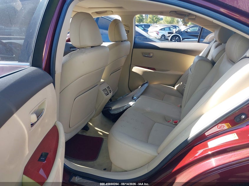 2007 LEXUS ES SEDAN 3.5L V-6 DOHC, VVT, 272HP