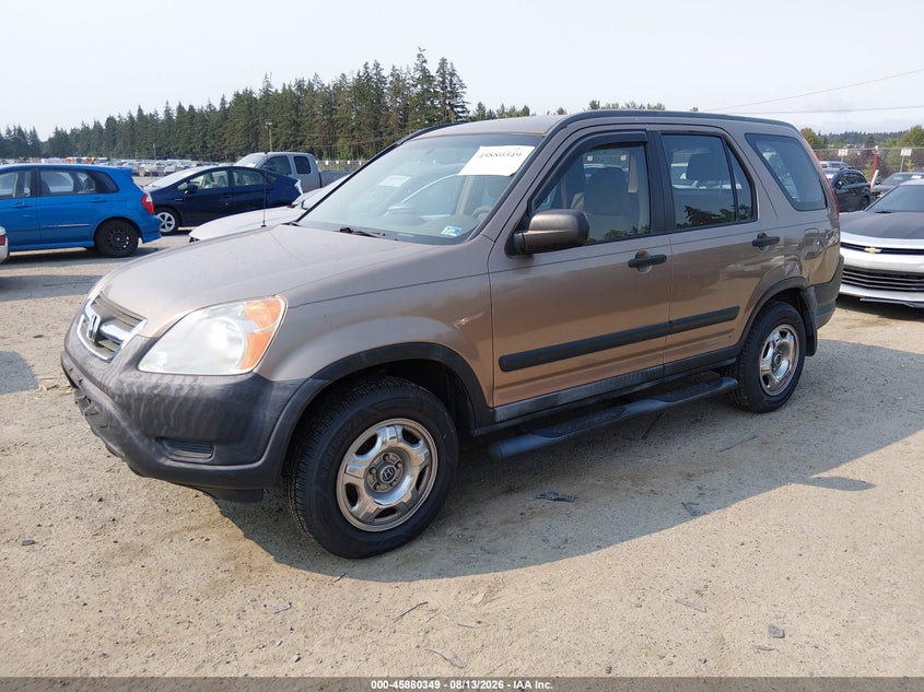 2002 HONDA CR-V SPORT UTILITY VEHICLE 2.4L I-4 DOHC, VVT, 160HP