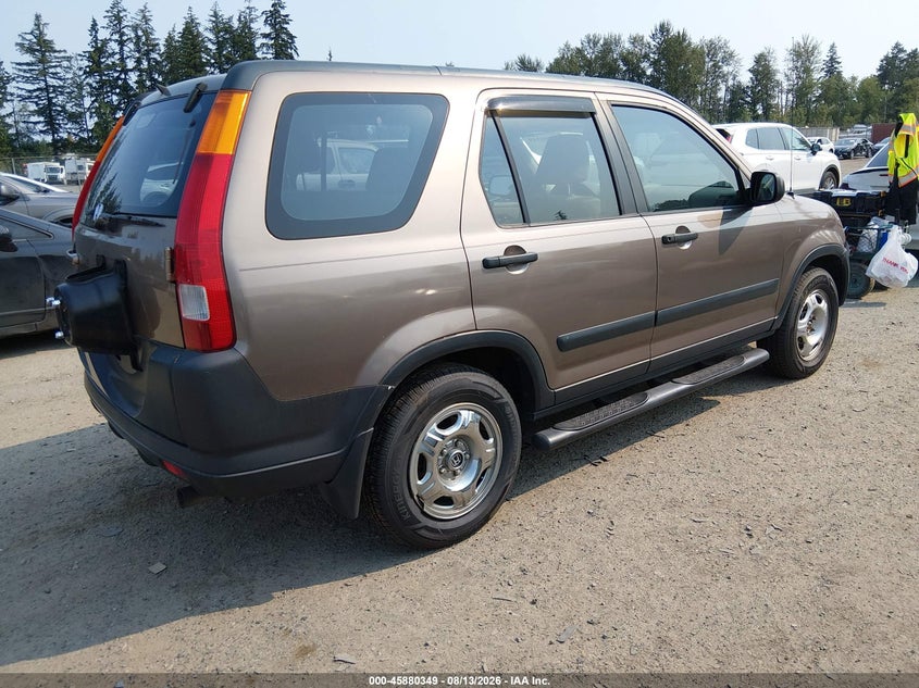 2002 HONDA CR-V SPORT UTILITY VEHICLE 2.4L I-4 DOHC, VVT, 160HP