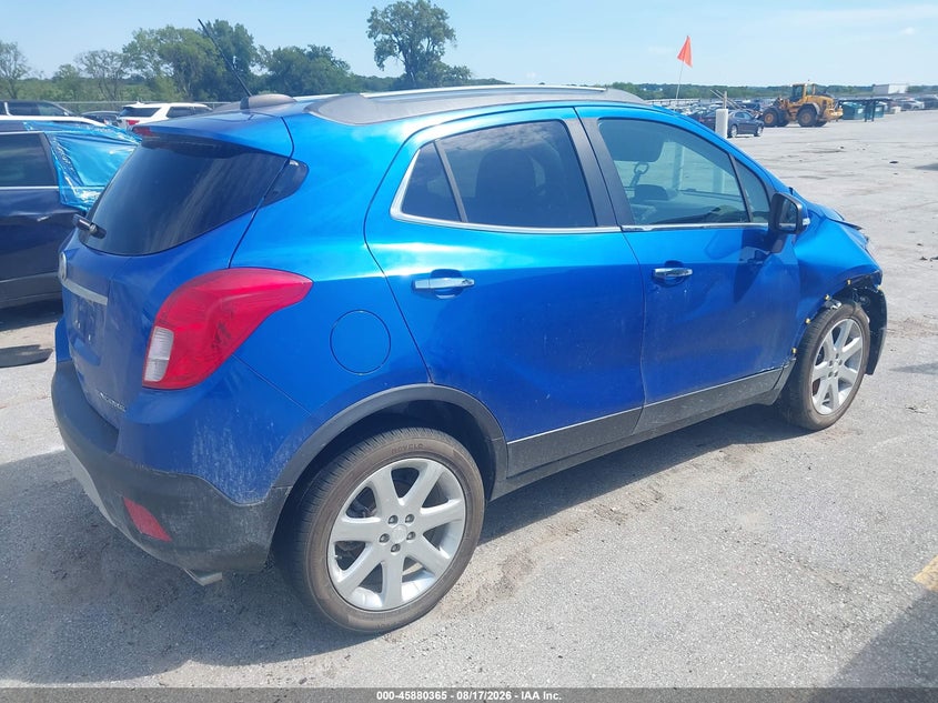 Vin: kl4cjbsb7fb255773, lot: 46379361, buick encore convenience 20154