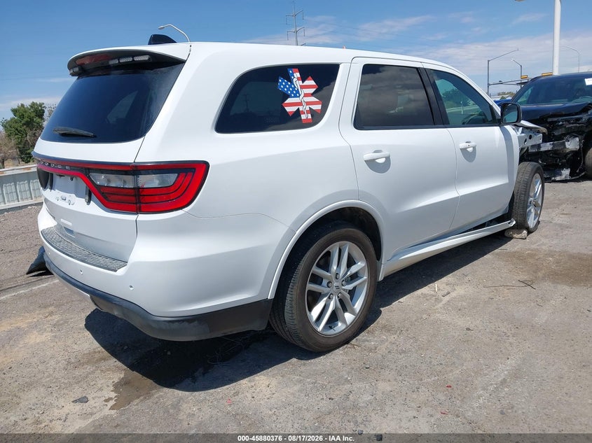 Vin: 1c4rdjdg4tc183897, lot: 46379372, dodge durango gt awd 20264