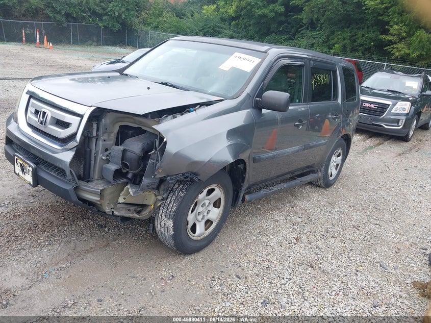 Vin: 5fnyf4h24bb055991, lot: 46379407, honda pilot lx 20112