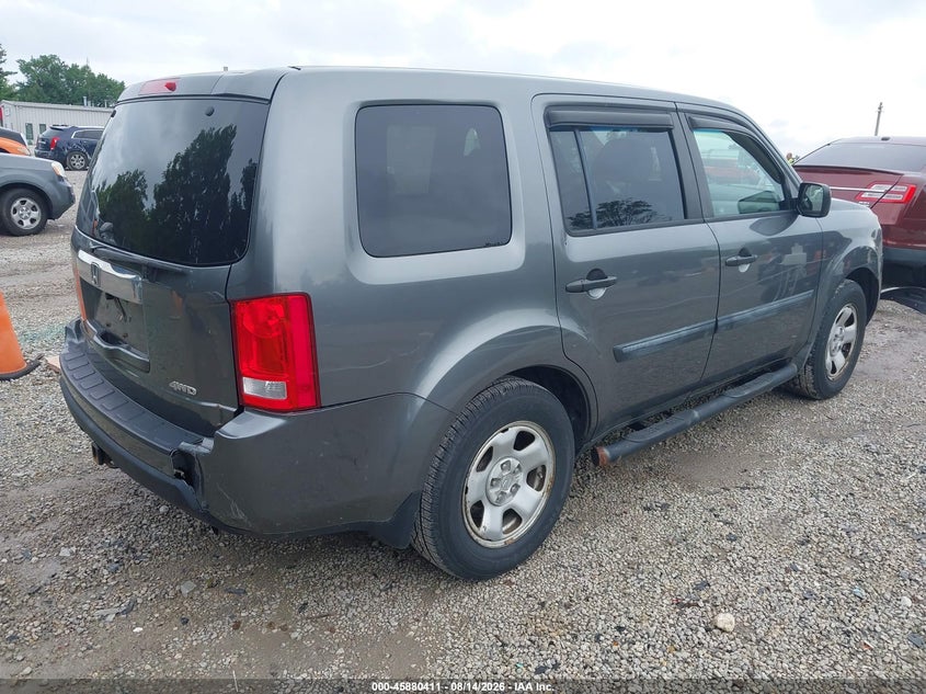 Vin: 5fnyf4h24bb055991, lot: 46379407, honda pilot lx 20114