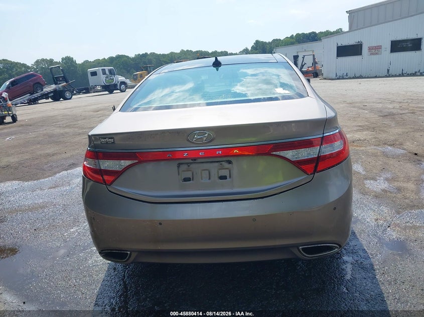 HYUNDAI AZERA 2013 VIN KMHFH4JG4DA257292