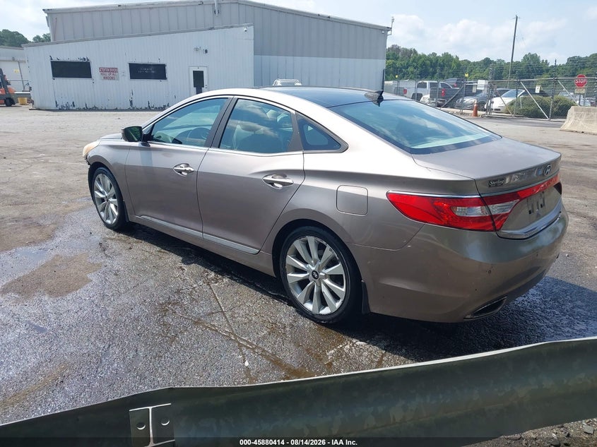 HYUNDAI AZERA 2013 VIN KMHFH4JG4DA257292