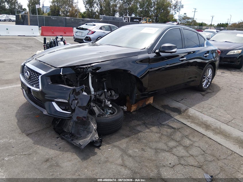 Vin: jn1ev7bp4rm600510, lot: 46379470, infiniti q50 luxe 20242
