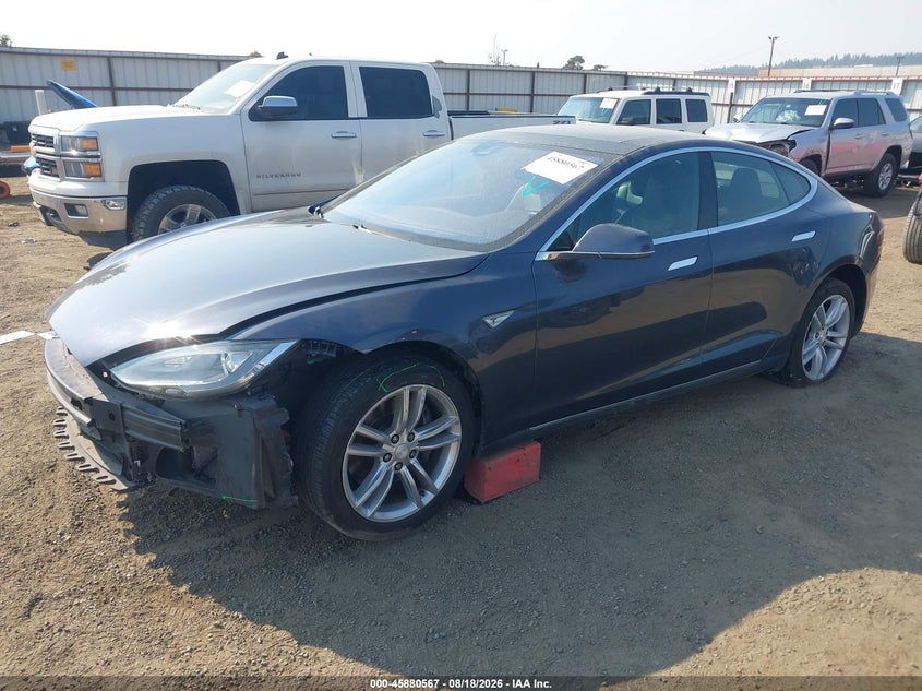 2015 TESLA MODEL S auction photo 2