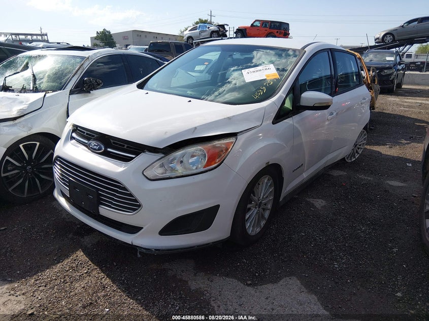 2015 Ford C-MAX, Левый зад, IAAI, VIN 1FADP5AU5FL123625 — фото 2