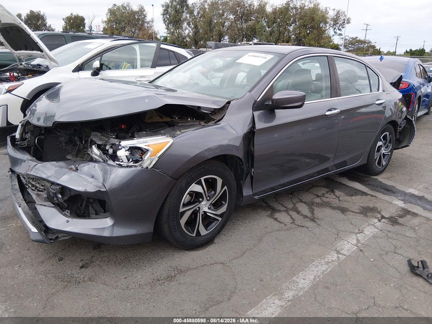 Vin: 1hgcr2f31ha272855, lot: 46379594, honda accord lx 20172