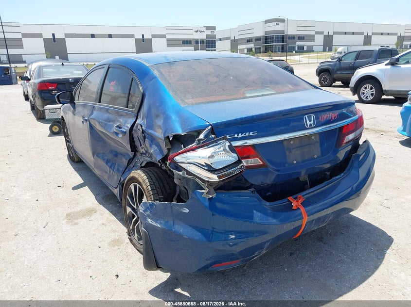 Vin: 19xfb2f8xee079818, lot: 46379664, honda civic ex 20143