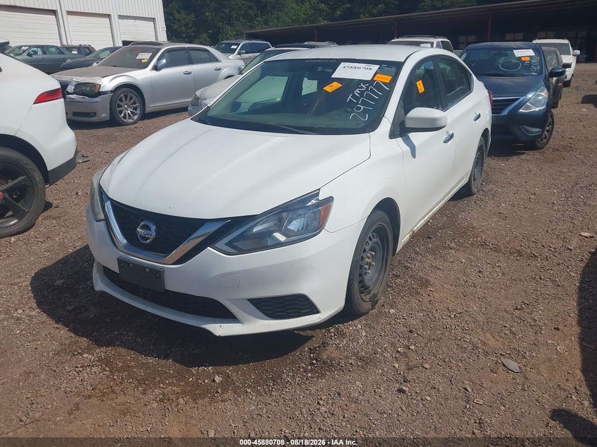 2017 Nissan Sentra, Звичайний знос, IAAI, VIN 3N1AB7AP0HY297777 — фото 2