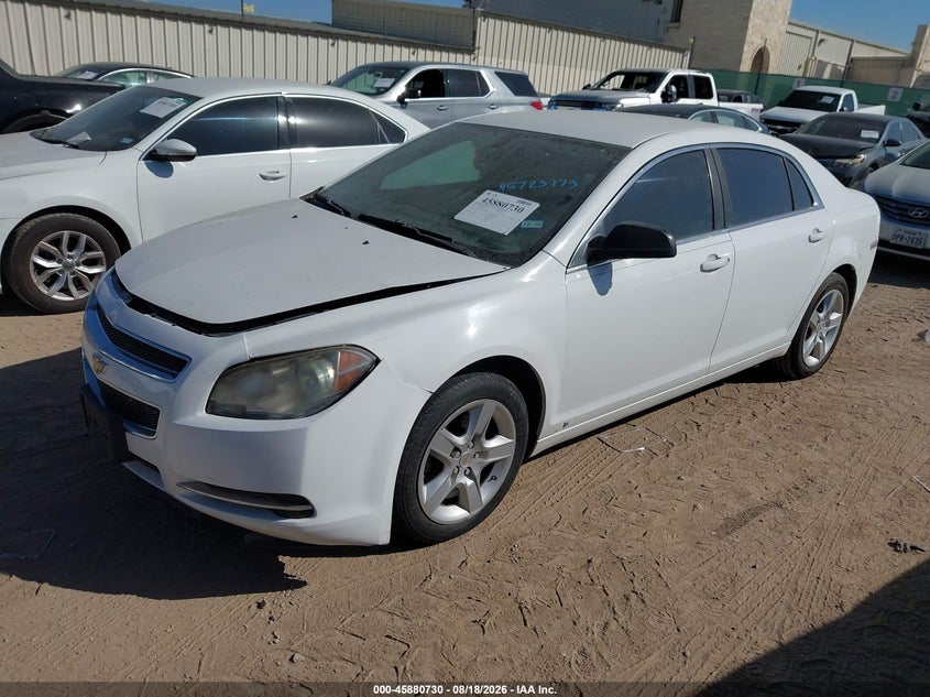2009 Chevrolet Malibu Ls, Front End, IAAI, VIN 1G1ZG57B994101804 — photo 2