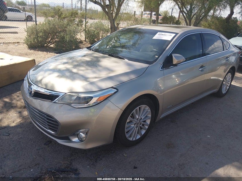 2014 TOYOTA AVALON SEDAN 2.5L I-4 DOHC, VVT, 156HP
