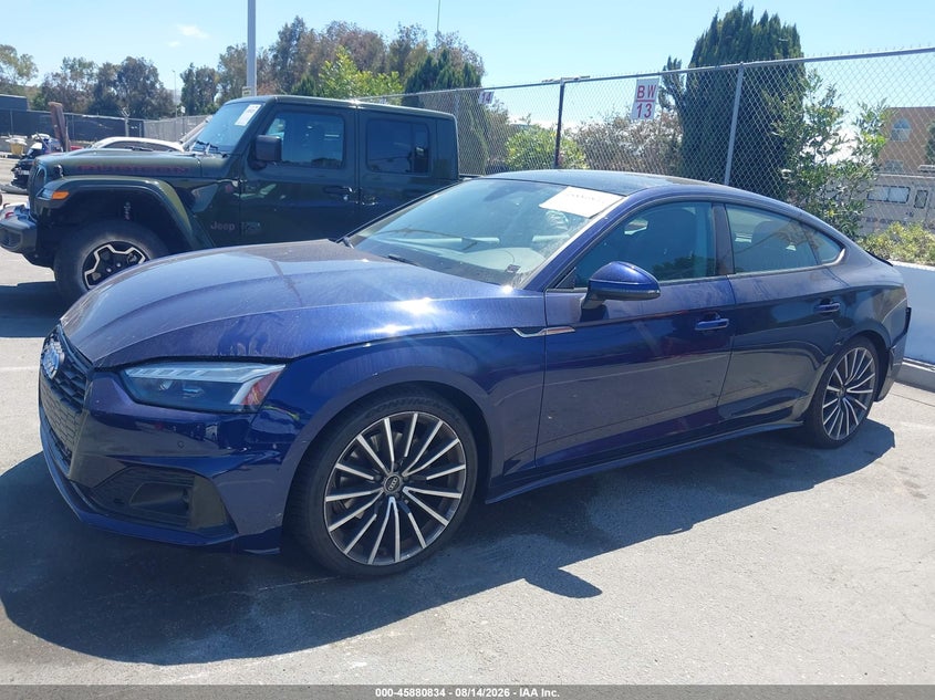 AUDI A5 SPORTBACK 2022 VIN WAUCBCF54NA003588