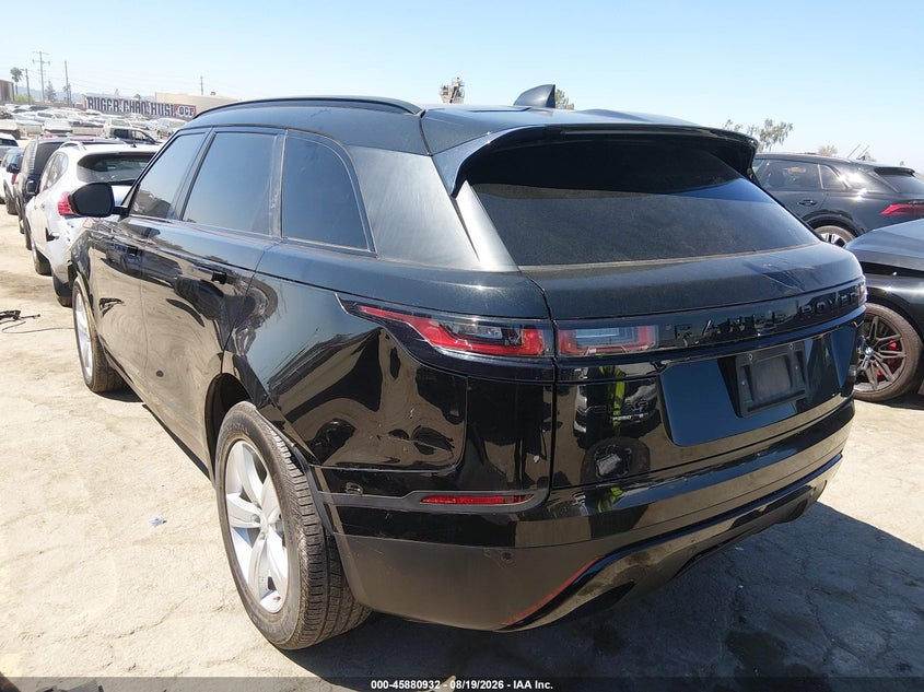Vin: salyb2rx1ja777672, lot: 46379928, land rover range rover velar p250 s 20183