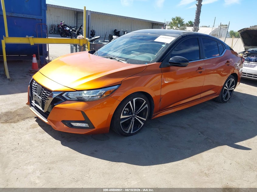 2022 Nissan Sentra Sr Xtronic Cvt, Right Front, IAAI, VIN 3N1AB8DV8NY236088 — photo 2