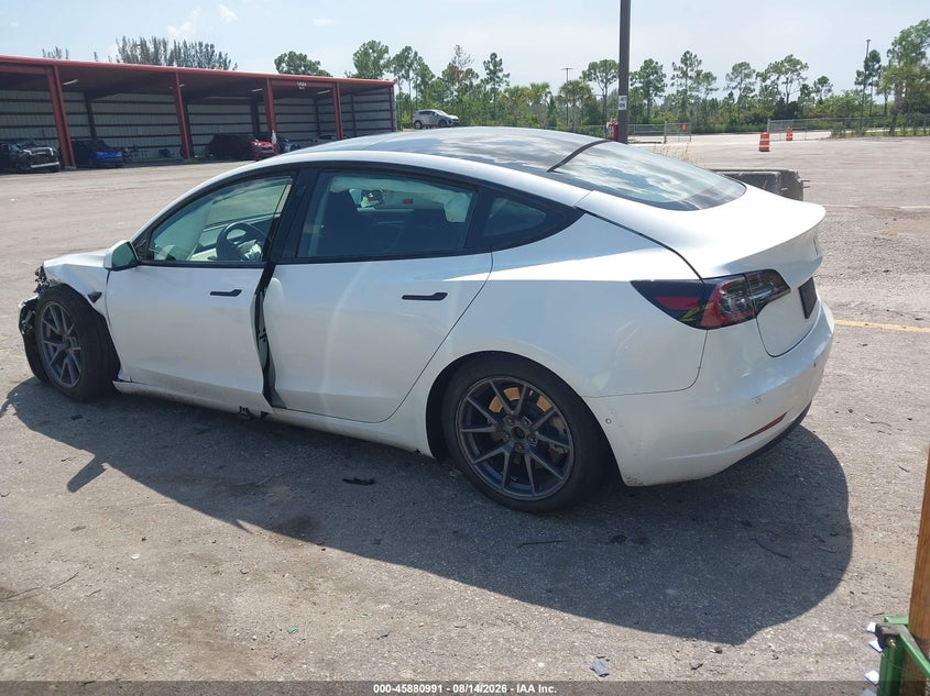 2021 TESLA MODEL 3 auction photo 3