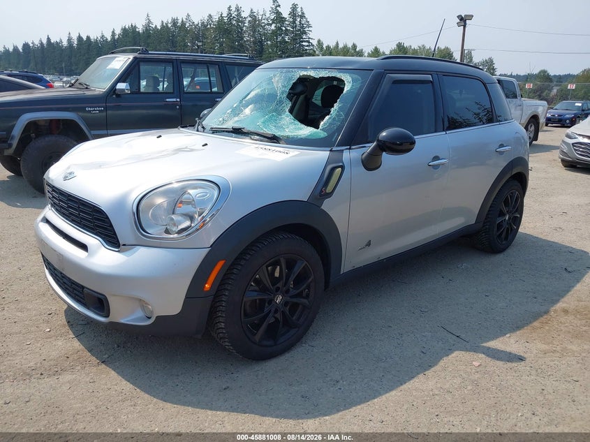 2013 MINI COUNTRYMAN SPORT UTILITY VEHICLE 1.6L I-4 DI, DOHC, VVT, TURBO, 181HP