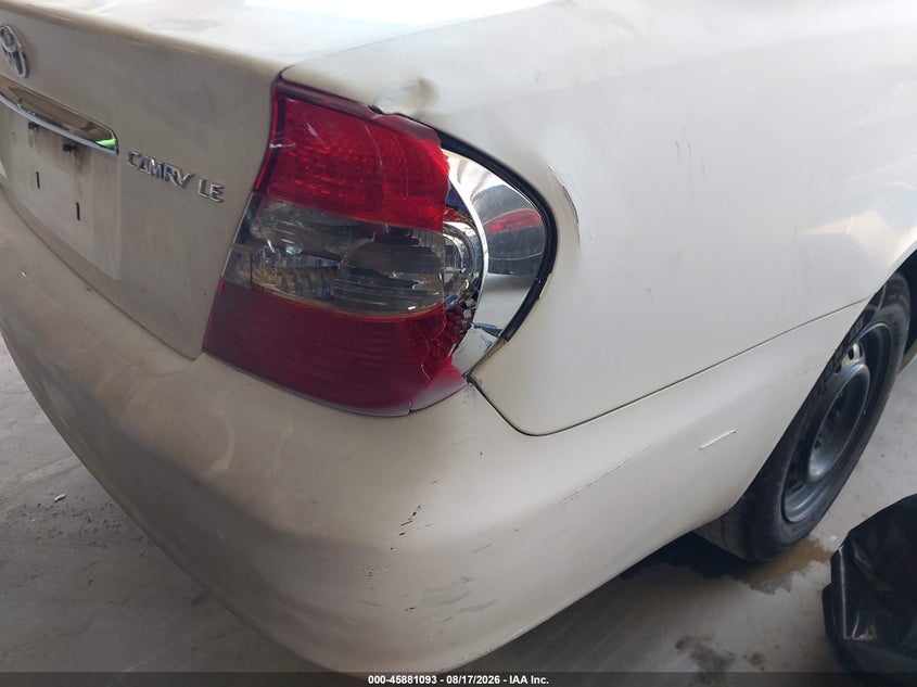 TOYOTA CAMRY 2002 VIN 4T1BE32KX2U078089