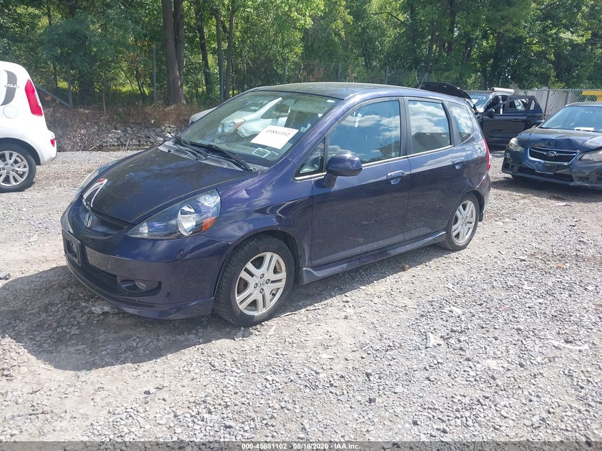 2008 Honda Fit, Обычный износ, IAAI, VIN JHMGD37698S009101 — фото 2