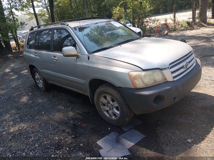 2002 TOYOTA HIGHLANDER auction photo 1