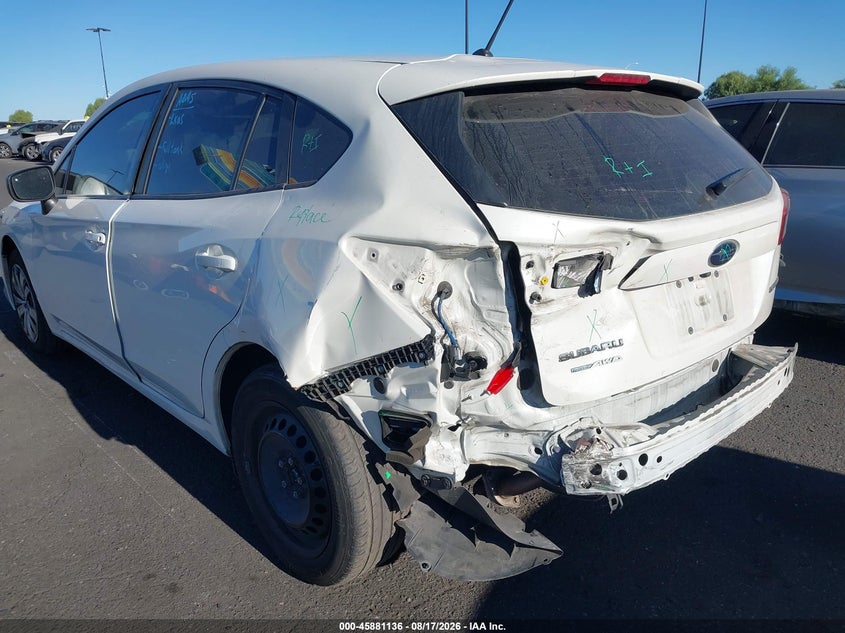 2023 SUBARU IMPREZA HATCHBACK 2.0L H-4 DI, DOHC, VVT, REGULAR , 152HP