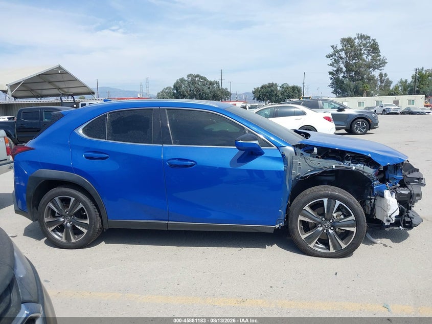 LEXUS UX 250H 2023 VIN JTHX6JBH5P2147160