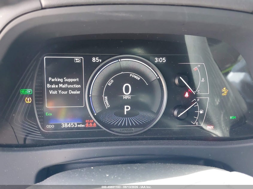 LEXUS UX 250H 2023 VIN JTHX6JBH5P2147160