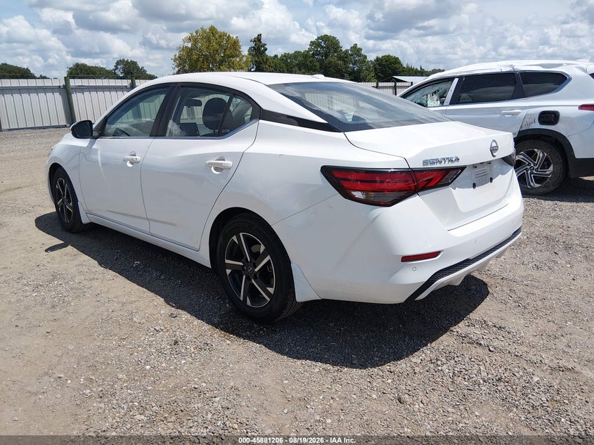 Vin: 3n1ab8cv5ry252420, lot: 46380202, nissan sentra sv xtronic cvt 20243