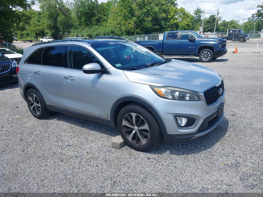 Vin: 5xyphda53gg081895, lot: 46380216, kia sorento 3.3l ex 20161