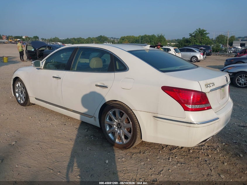 2012 HYUNDAI EQUUS auction photo 3