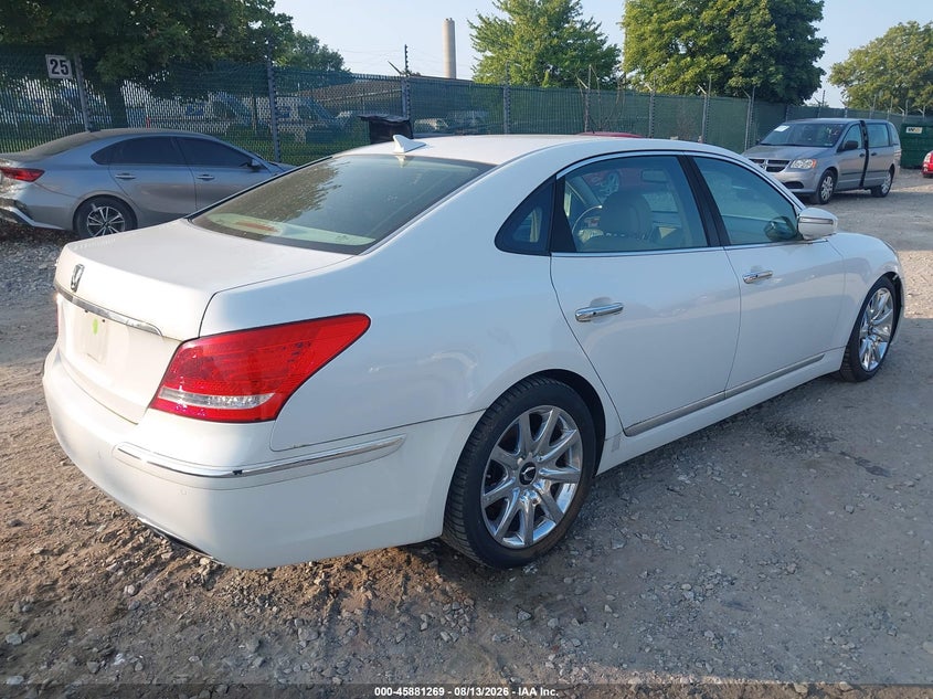 2012 HYUNDAI EQUUS auction photo 4