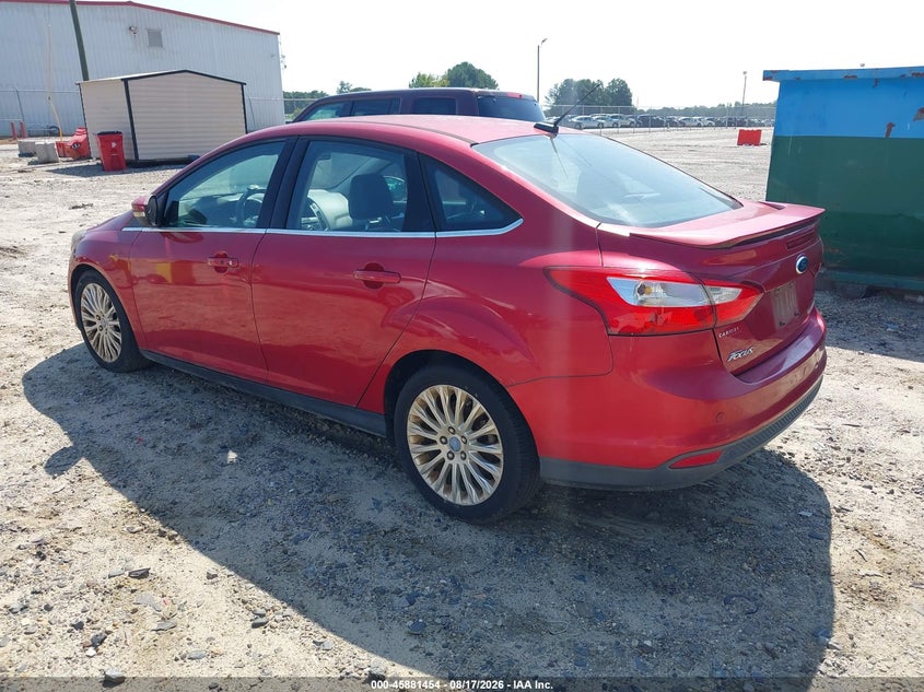 Vin: 1fahp3j27cl254250, lot: 46380450, ford focus titanium 20123