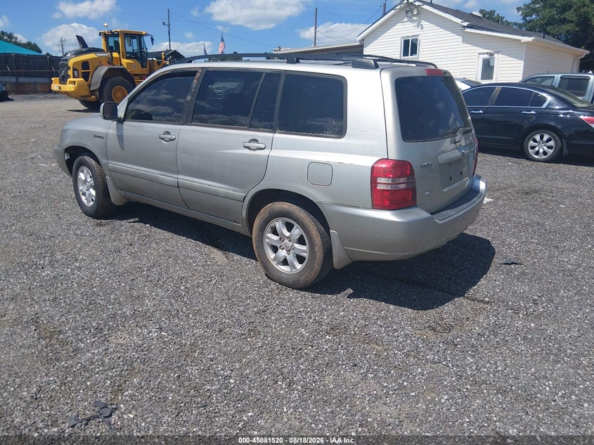 TOYOTA HIGHLANDER 2003 VIN JTEGF21A930096601