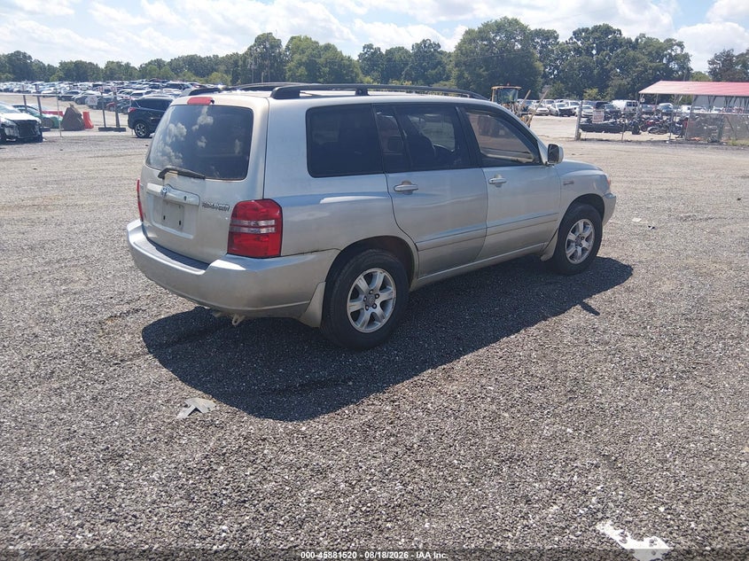 TOYOTA HIGHLANDER 2003 VIN JTEGF21A930096601