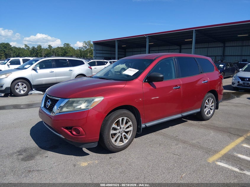 Vin: 5n1ar2mn4fc615262, lot: 46380557, nissan pathfinder s 20152