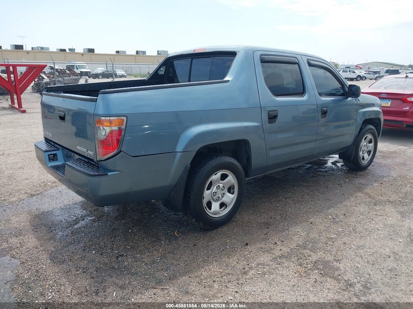 HONDA RIDGELINE 2007 VIN 2HJYK162X7H528139