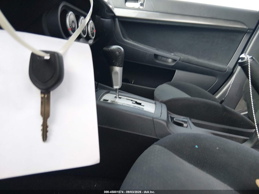 MITSUBISHI LANCER 2008 VIN JA3AU86U28U022845