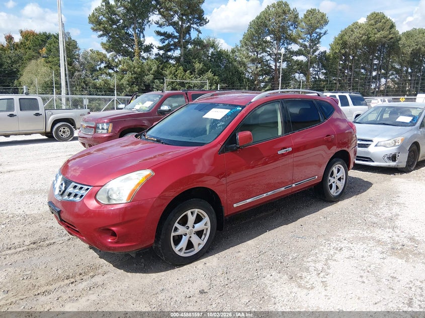 Vin: jn8as5mt0bw189916, lot: 46380631, nissan rogue sv 20112
