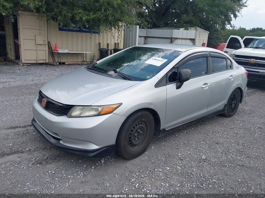 2012 HONDA CIVIC auction photo 2